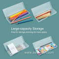 Multi Purpose transparent Plastic stationery Box set